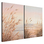 Moduláris vászonnyomat A szelíd hullámok találkoznak az aranyló fűvel
