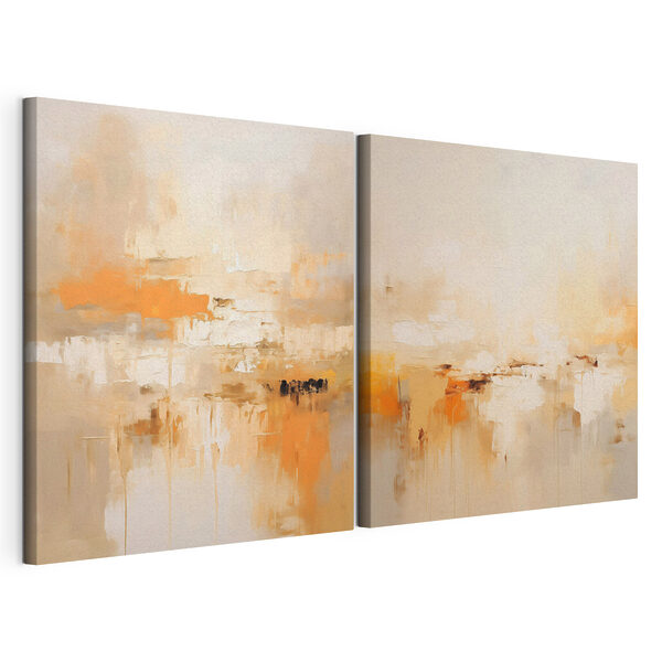 Moduláris vászonnyomat Modular canvas print Painting of a landscape
