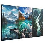 Moduláris vászonnyomat Modular canvas print Collage of different landscapes